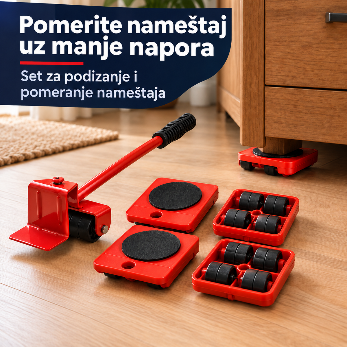HeavEasy – alat za lakše podizanje i pomeranje nameštaja