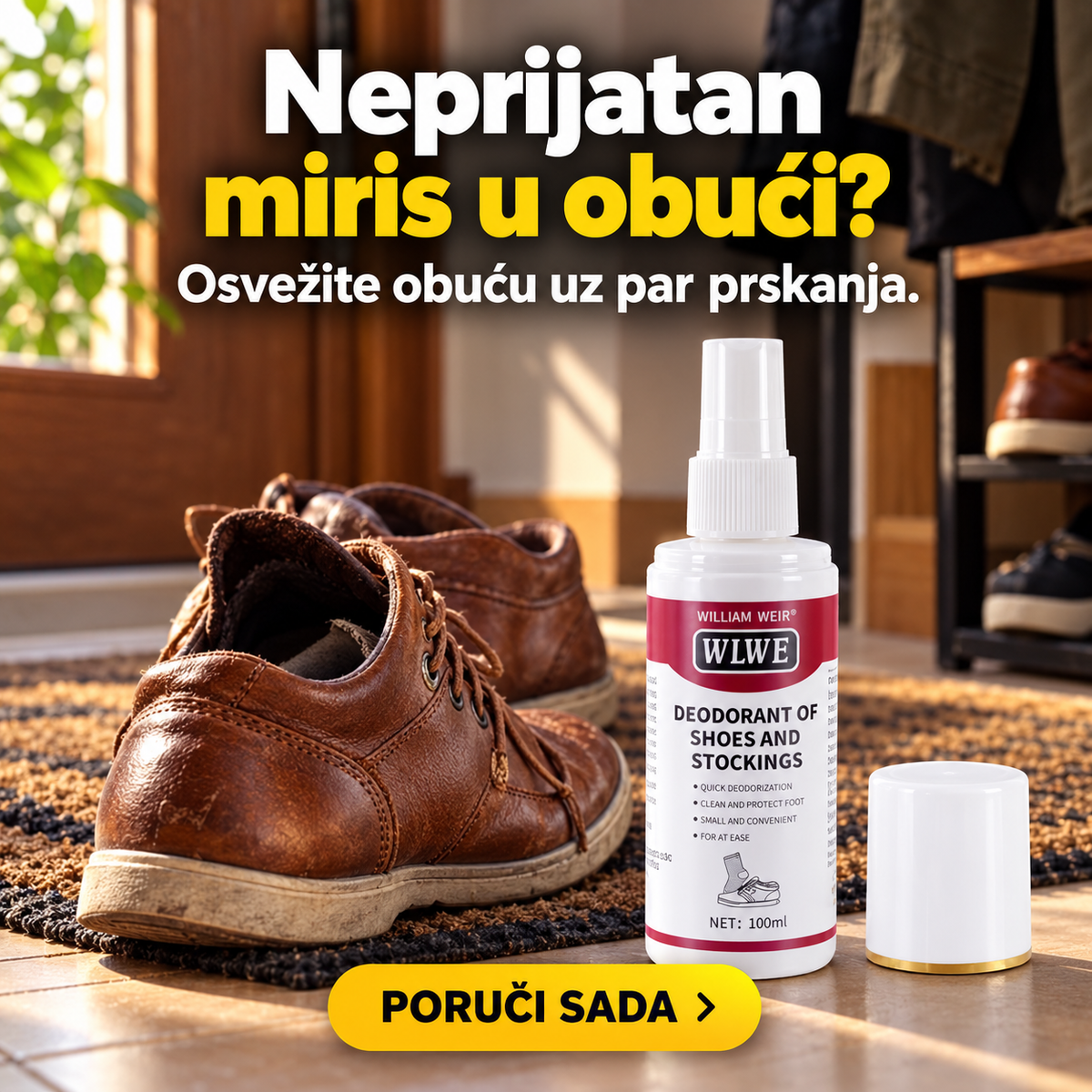 Sprej za obuću – osvežite cipele i uklonite neprijatne mirise