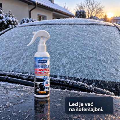 Sprej za otapanje snega i leda – očistite stakla za nekoliko sekundi